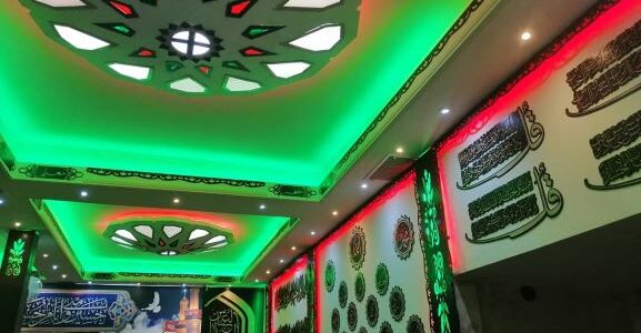 اتمام فاز اول بهسازی نمای داخلی حسینیه